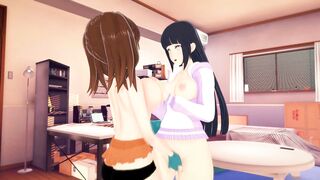 Diane & Hinata in a Seven Deadly Sins & Naruto Hentai: Elicisabete and Naruto crossbreed!