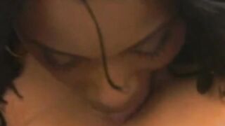 Black and white lesbians in the locker room - 13 image