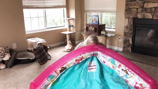 KAT AND IVY: INFLATABLE POOL - 9 image