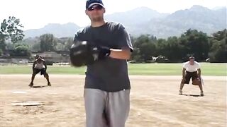 Baseball girls have a wet orgy by the pool - 15 image