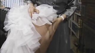 Chambermaid with big tits is put to serve and lick by tough - 2 image